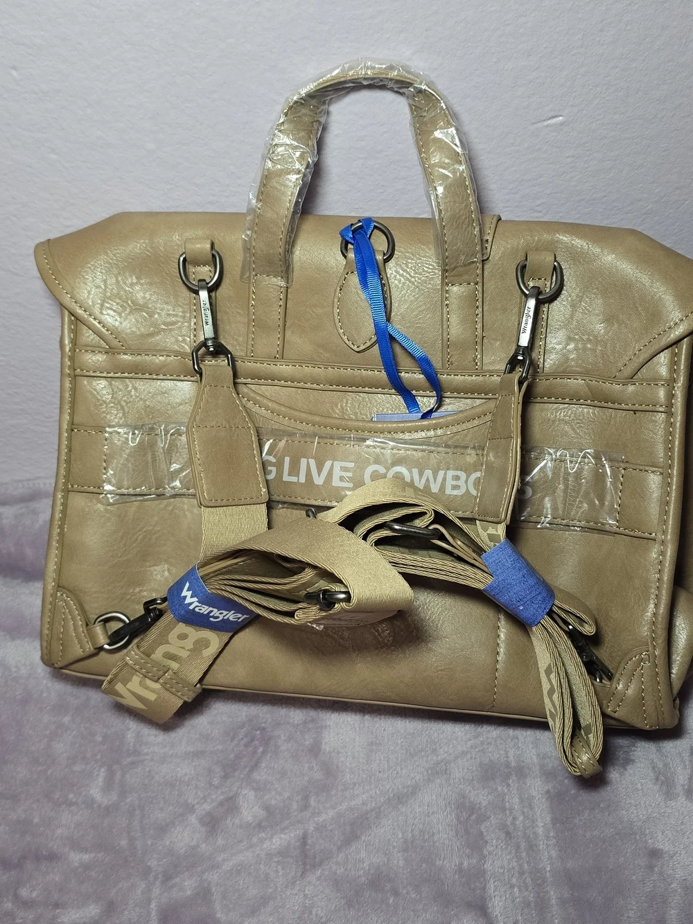 Wrangler Men’s Beige Messenger Bag
